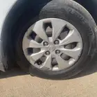 جنوط مقاس 14 حديد اكسنت كفرات 4 جديده مع طيسها ارغب مقاس 16