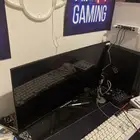 للبيع شاشه قيمنق منحنيه ومايك خارجي