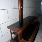 طاوله رفين مع قاعده تلفزيون