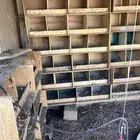 مخافق حمام خشب وبراميل