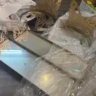 صواني ذهبي زجاج