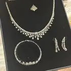 طقم مجوهرات زريكون