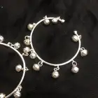 جوز حجول (خلخال) فضة قديم تراثي بدوي بأجراس