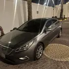 سوناتا 2017 لون رصاصي داخلي جملي مراتب جلد نص فل