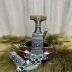 جنبية خنجر فضة قرن طبيعي