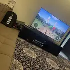 كنب جلسه ارضي بالسجاد والستارة وطاولة