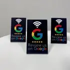 ستاند تقييمات جوجل بتقنية NFC لون اسود وابيض