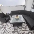 طقم كنب خارجي طاولة خارجية