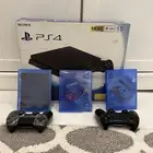 سوني فور نظيف و يجي معه فيفا 19 و قراند و كوره سله و قرين