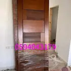 ابواب خشب شمال جدة جديد