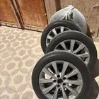جنوط A6 مع كفرات اخت الجديده