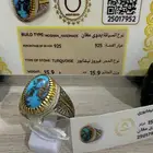 خاتم فيروز نيشا بور صياغة مغا ن مقاس الصياغة 23