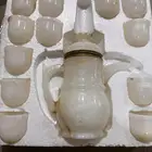 دلة بكستانية مصنوعة يدويا من حجر العقيق (الأونيكس) الطبيعي
