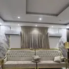 اثاث صاله نظيف 7ب5 مع المخاد