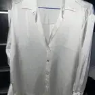 ZARA Satin Button-Up Blouse   Elegant   Classy