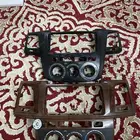 ديكور مسجل حق هايلوكس خشبي وأسود و درج حق هايلوكس تحت