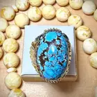 خاتم فيروز نيشابوري ( شبكي ) فاخر