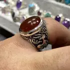 خاتم عقيق يماني السعر ب200