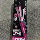 مكواة شعر NOVA 2 في 1 (تصفيف   تمويج) بالكرتونه