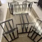 طاولة خدمة زجاجية