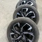 جنوط سناتا مكحله كروم مع كفرات مقاس 17 خوات الجديد