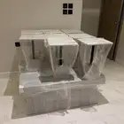 طاولتين ضيافه مع 8طاولات خدمه جديده لم تستخدم