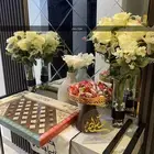 طاولتين استقبال وسرير البيع على السوم