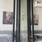 باب حديد طول ثلاثه متر وخمسين والعرض ثلاث متر وتسعين 4 قطع