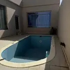 مسبح فايبر قلاص مع جميع اغراضة وفلاتره ومضخاته ومكنسة 3x6