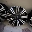 طقم جنوط باترول بلاتينيوم مقاس 18 نظيف