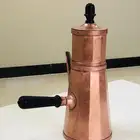 (تم البيع) صانعة قهوة و حليب من النحاس الأحمر الخالص أنتيك