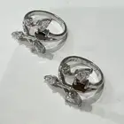 خاتم فضه نسائي عيار 925