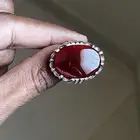 خاتم عقيق احمر