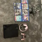 بلايستيشن 4 مع ملحقاته و ثلاث ألعاب من اختيارك