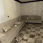 كنب بيج سليم ونظيف 9 قطع يكفي حق 21 شخص