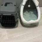 سرير قطة وبيت ناقل جديد