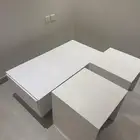 طاولة خدمة طقم مودرن ابيض مطفي