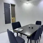 طاولة طعام 6 كراسي مستعملة - قابلة للطي تصغير وتكبير