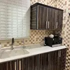 مطبخ المنيوم نظيف جدا