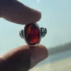 خاتم عقيق يمني رماني مصور