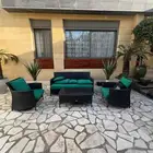 طقم كنب خارجي نظيف جدا  للبيع