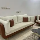 كنب مجلس كبير يتسع ل14 شخص مع كامل ملحقاته