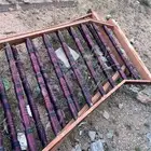 سلم درج دربزين درج حديد وباب حديد