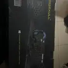 بوكس مكون من كيبورد قيمنق وماوس وسماعة وماوس باد كلها قيمنق