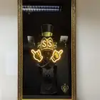 لوحة جدارية نيون