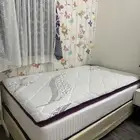 طراحة سرير شبه جديده استعمال قليل العرض 120   200