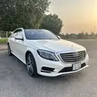 مرسيدس S400 2015 مخززن مع لوحه مميزه