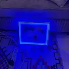 منظر طاووس بثلاث إضاءات