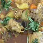 صالونه بدجاج والخضار