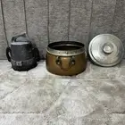 قدرين واحد نحاس واحد حجري